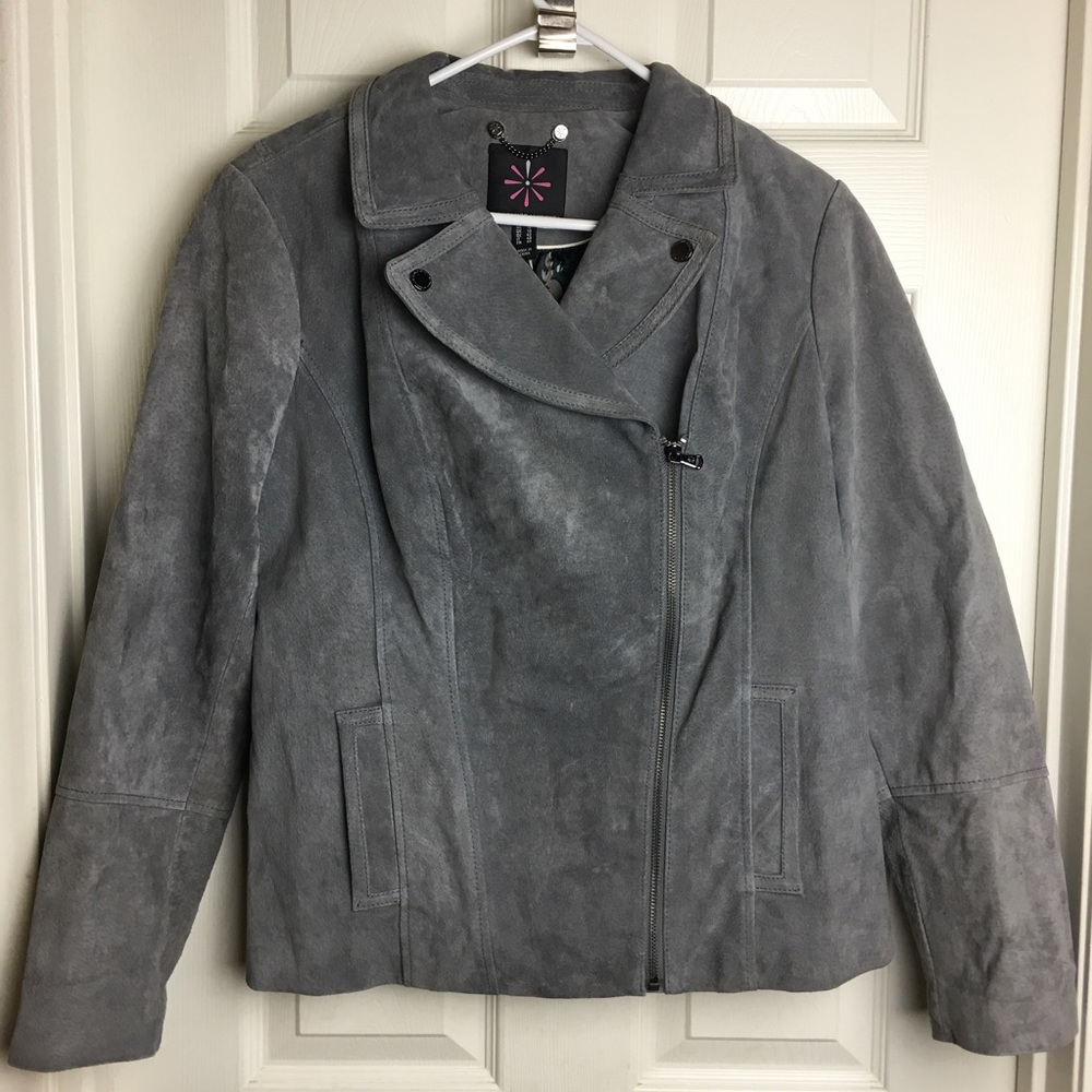 Isaac Mizrahi Suede Jacket